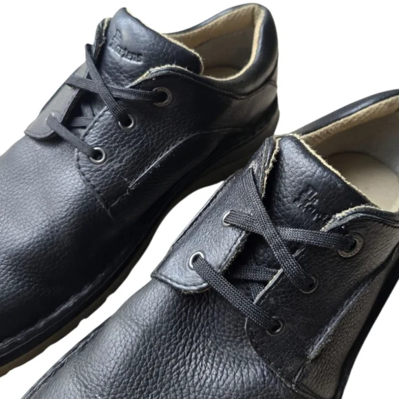 Dr. Martens 11194 Leather Black Lace Up Oxfords